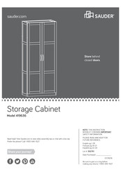 Sauder 419636 Instrucciones De Montaje