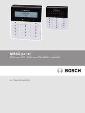Bosch AMAX panel 3000 Manual De Instalación