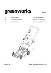 GreenWorks 25142 Manual Del Operador
