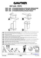 Gautier A20 PEPS Manual De Instrucciones