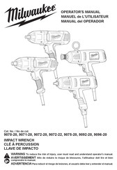 Milwaukee 9070-20 Manual Del Operador