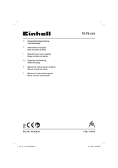 EINHELL TC-TS 210 Manual De Instrucciones