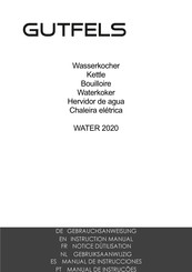 GUTFELS WATER 2020 Manual De Instrucciones