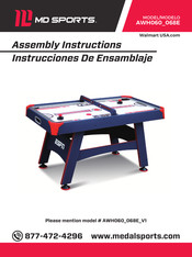 MD SPORTS AWH060 068E Instrucciones De Ensamblaje