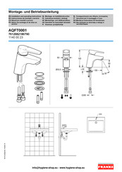 Franke AQFT0001 Instrucciones De Montaje Y Servicio