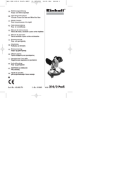 EINHELL Profi KGS 210-2/2 Manual De Instrucciones