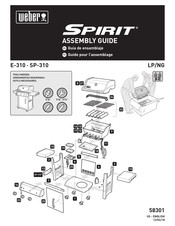 Weber Spirit SP-310 LP Guía De Ensamblaje