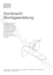 Dornbracht 36 860 845-FF Instrucciones De Montaje