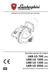 Lamborghini Caloreclima LMB LO 2000 3ST Manual De Instalación, Mantenimiento Y Uso