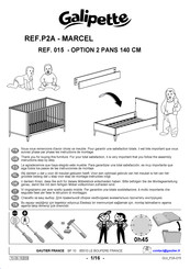 Galipette MARCEL P2A 015 Instrucciones De Montaje