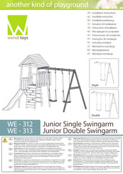 wendi toys Junior Double Swingarm Instrucciones De Instalación