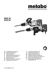 Metabo MHE 96 Manual Original