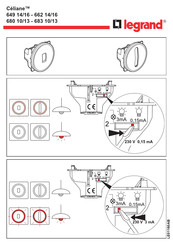 Legrand Celiane 649 14 Manual De Instrucciones