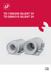 S&P TD-1300/250 SILENT 3V Manual De Instrucciones