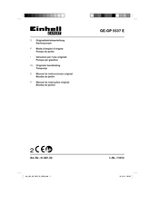 EINHELL Expert GE-GP 5537 E Manual De Instrucciones Original