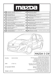 Mazda CG15-V3-921 Instrucciones De Montaje