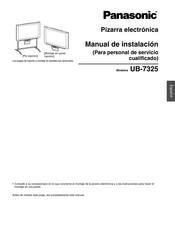 Panasonic Panaboard UB-7325 Manual De Instalación