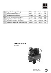 Schneider Airsystems UNM 410-10-50 W Manual De Instrucciones