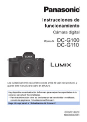 Panasonic Lumix DC-G100 Instrucciones De Funcionamiento