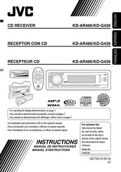 JVC KD-G430 Manual De Instrucciones