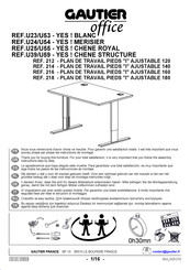 Gautier Office U59 Instrucciones De Montaje