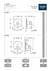 Grohe LINEARE 24 064 Instrucciones De Montaje E Instalación