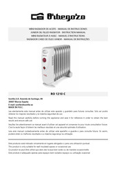 Orbegozo RO 1210 C Manual De Instrucciones