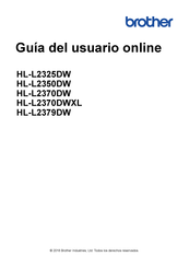 Brother HL-L2325DW Guía Del Usuario Online