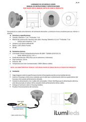 Ilumileds LED035 Manual De Instrucciones
