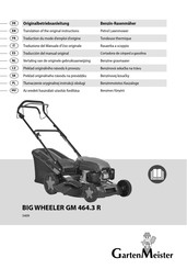 Garten Meister BIG WHEELER GM 464.3 R Traducción Del Manual Original