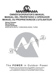 Maruyama B270L Manual Del Propietario U Operador