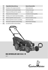 Garten Meister BIG WHEELER GM 534.1 R Traducción Del Manual Original