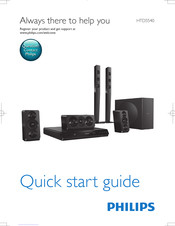Philips HTD5540 Guia De Inicio Rapido