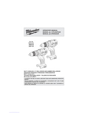Milwaukee 2606-20 Manual Del Operador