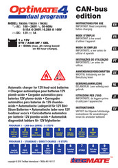 TecMate International Optimate4 TM351 Modo De Empleo