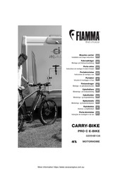 Fiamma 02094B13A Instrucciones De Montaje Y Uso
