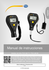 PCE Instruments 4250348721990 Manual De Instrucciones