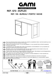 Gami DUPLEX G72 150 Instrucciones De Montaje