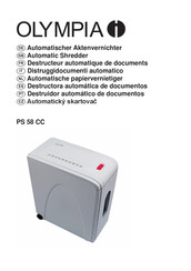 Olympia PS 58 CC Manual De Instrucciones