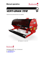 Redexim VERTI-DRAIN 7212 Manual Operativo