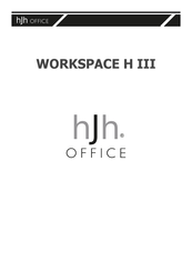 hjh OFFICE WORKSPACE H III Instrucciones De Montaje