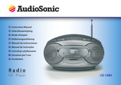 AudioSonic CD-1581 Manual De Instrucciones