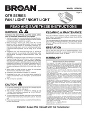 Broan QTR070L Instrucciones