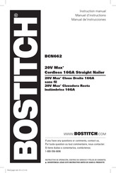 Bostitch BCN662 Manual De Instrucciones