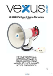 Vexus Audio MEG050 Manual De Instrucciones