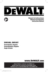 DeWalt DWE497 Manual De Instrucciones