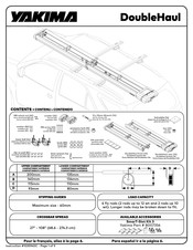 Yakima DoubleHaul 8004087 Instalación