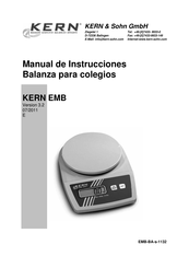 KERN&SOHN EMB 200-2 Manual De Instrucciones