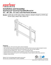 PEERLESS Mounts SF640P-S Instalación Y Montaje