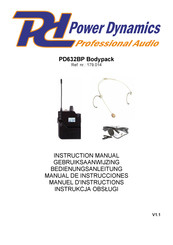 Power Dynamics PD632BP Manual De Instrucciones